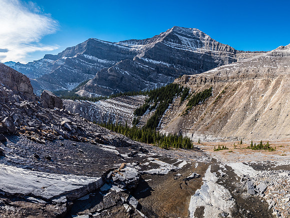 Looking back at Poltergeist Peak.