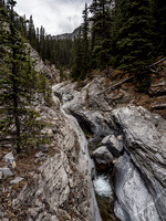 In the canyon.