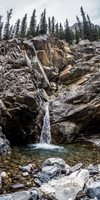 In the canyon.
