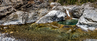 One of the most gorgeous sections of the creek had a natural bathtub feature. Too bad it's not a hot tub.