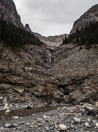 In the canyon.