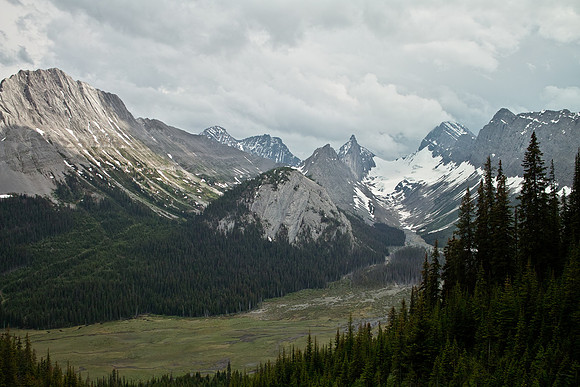 A thunderstorm turns us around on the first attempt.