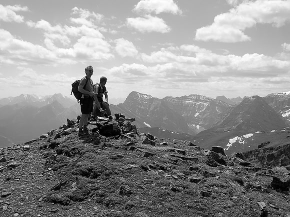 On the summit.