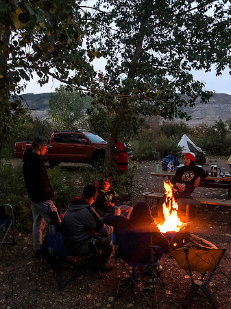 A final bonfire on Sunday night.