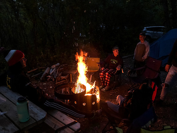 A final bonfire on Sunday night.