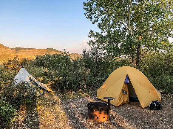 Our campsite at Tolman East Campground.