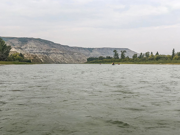 Another wide section of river.