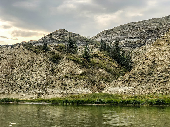 I love these little draws and canyons that lead to the river and hold wildlife trails.