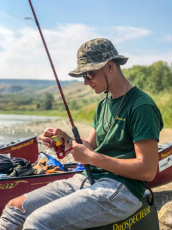 We didn't have any luck fishing.