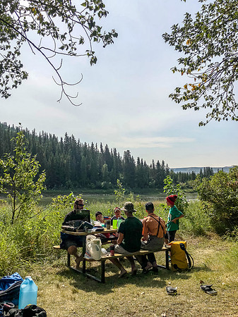 A nice break at the Dry Island Buffalo Jump Provincial Park day use picnic area.