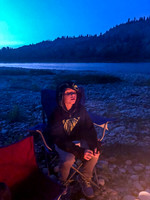 Saturday evening bonfire.