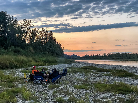 Family canoe trips are a great way for everyone to catch up without distractions.