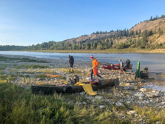 Our Saturday campsite.