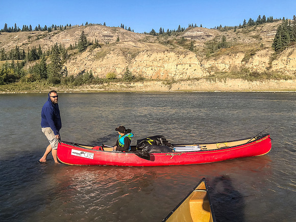 Looking for a campsite.