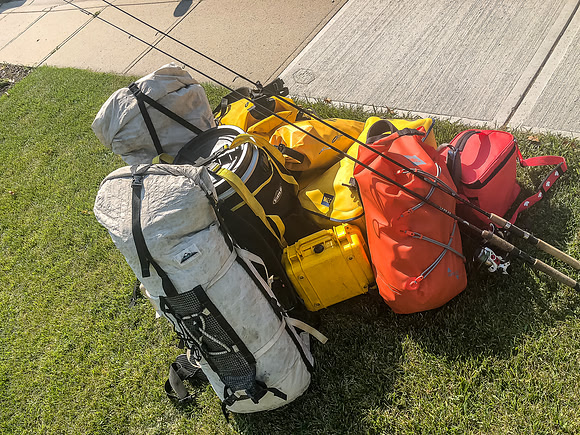 I packed as I normally do for wilderness canoe trips, which meant limited gear.