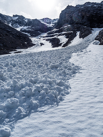 Looking back down the access drainage.