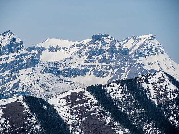 Mount Muir with McPhail rising to its right in the background.