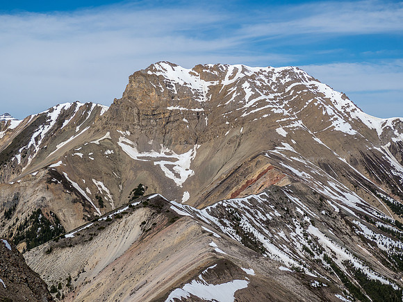 Bridge Peak is certainly higher and more impressive than Ernest Ross.