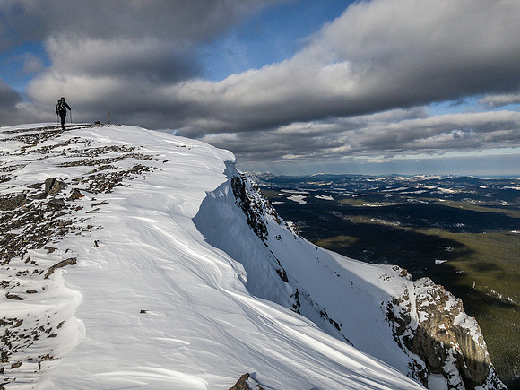 Phil tops out on Kink Peak.