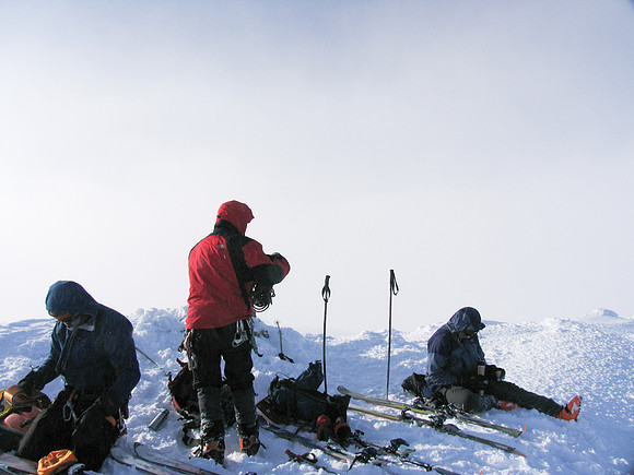 On the summit of Mount Gordon - my first Wapta / Glacier ski experience!