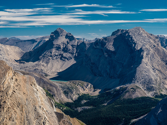Little Cataract at right and Middle Brother at left.