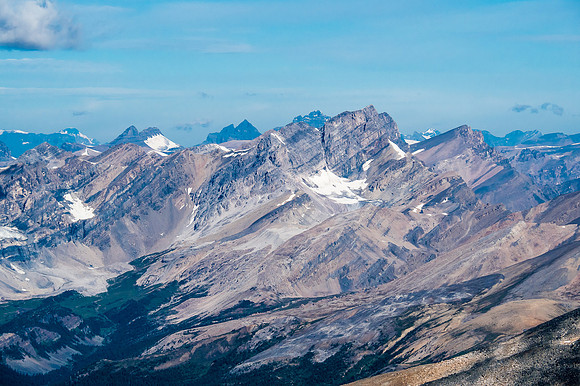 Quill Peak rises over the Siffleur Wilderness Area.