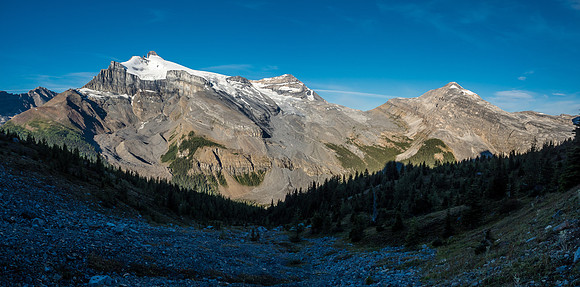 Incredible view looking back to the west from the main ascent drainage.