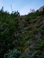 As usual with off-trail scrambles, there's some suck.
