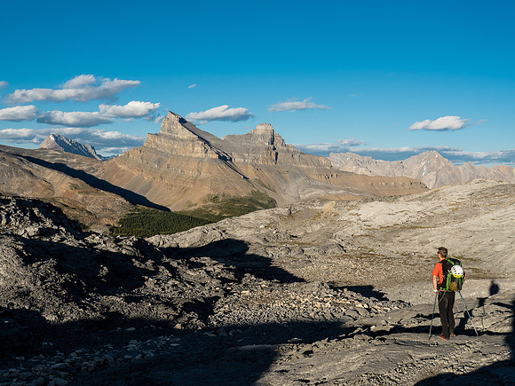 At Hector Pass.
