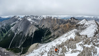Phil follows me up to the false summit.
