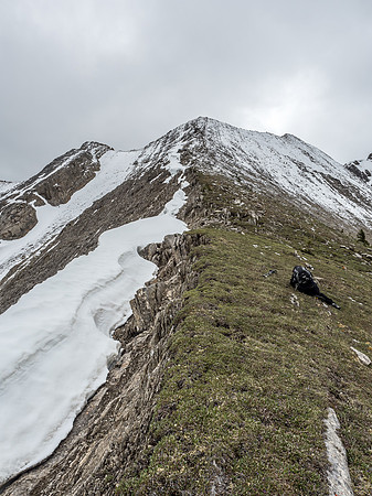 Phil collapses on descent and wills it all to end quickly.