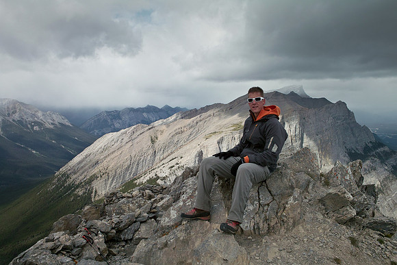 Vern on the summit of Ha Ling.