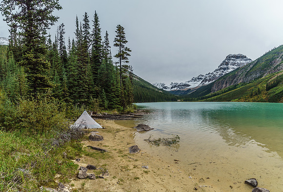 Now that's a bivy worth bushwhacking for!