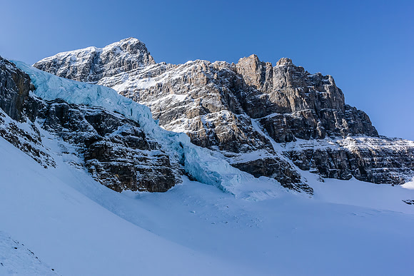 Up close and personal with the AA Glacier ice fall.