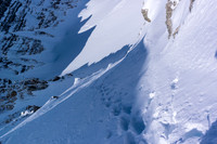At the col.