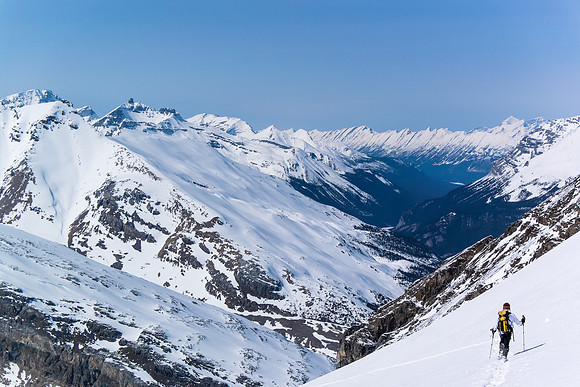 A very pleasant descent of the AA Glacier.