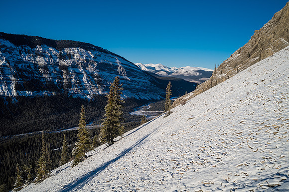 Looking back a Labyrinth Peak.