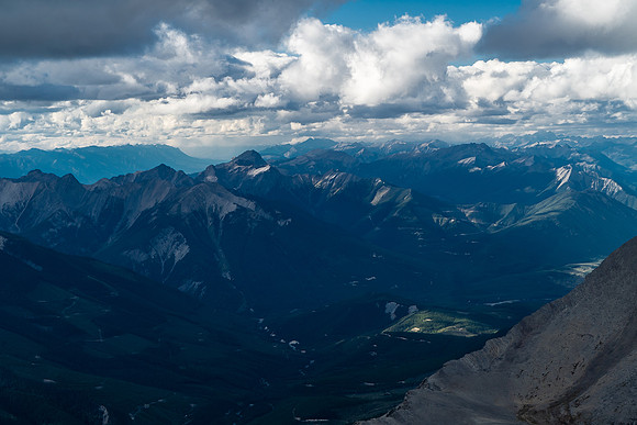 Flett Peak just left of center.
