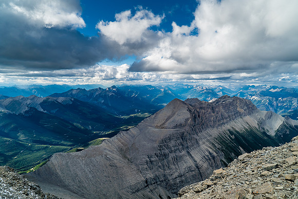 Folk Mountain is an easy peak that we'd do the following day before setting up a bivy on Mount Smith.
