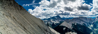 Find Eric in this photo to give an example of some of the exposure on the traverse.