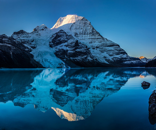 Mount Robson and Berg Lake.