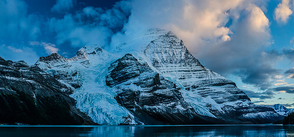 Mount Robson and Berg Lake.