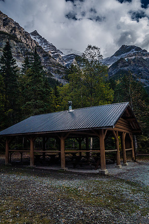 The issue with the shelters at Kinney Lake and Whitehorn is that they have no wind protection whatsoever - an oversight IMHO.