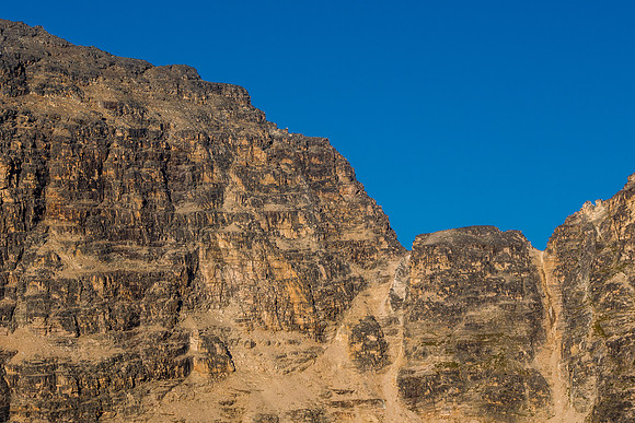 Looking over the col at right.