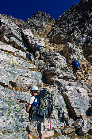 There were some solid sections on either side of the gully that were fun - but they were short lived