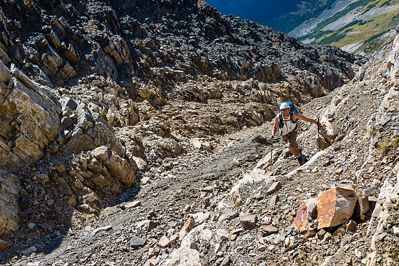 Back to kicking rocks down on each other!