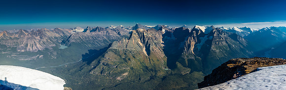 Mount Quincy is an impressive and rarely climbed peak to the south of Fortress.