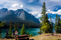 At the first campsite on Fortress Lake.