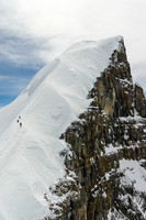 Raf's photo of JW, TJ and I climbing back up North Twin.