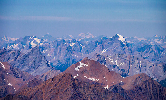 Mount Laussedat at right.